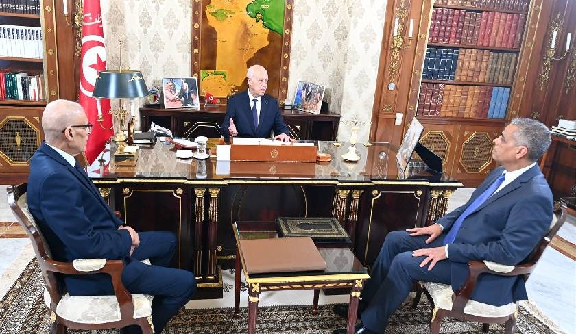 Kas Saed reoit les PDG de la Steg et de la Sonede
